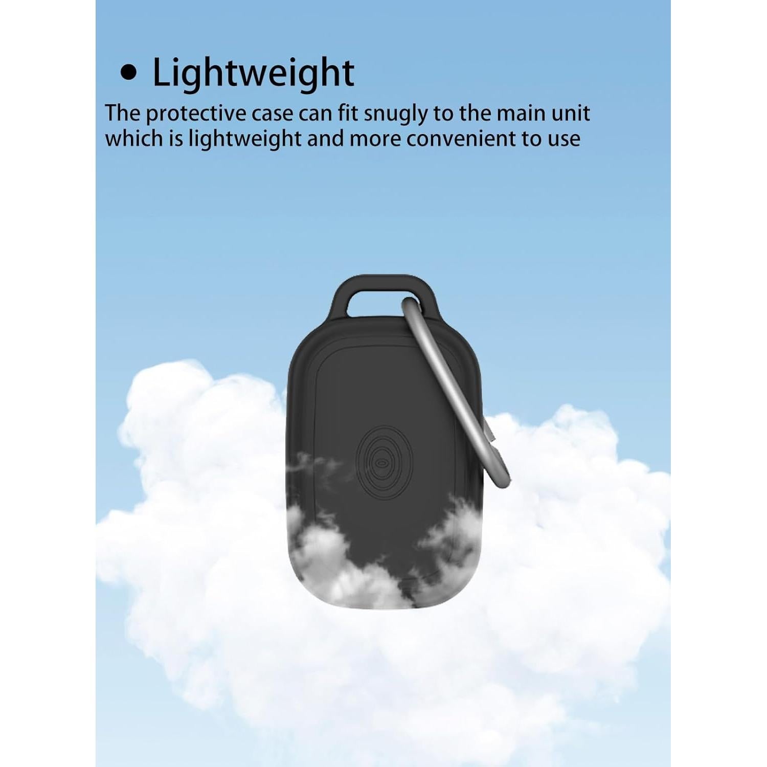 Funda de Silicona para Tile Life360 Pro Tracker Tags - Negra (4 Pzs)