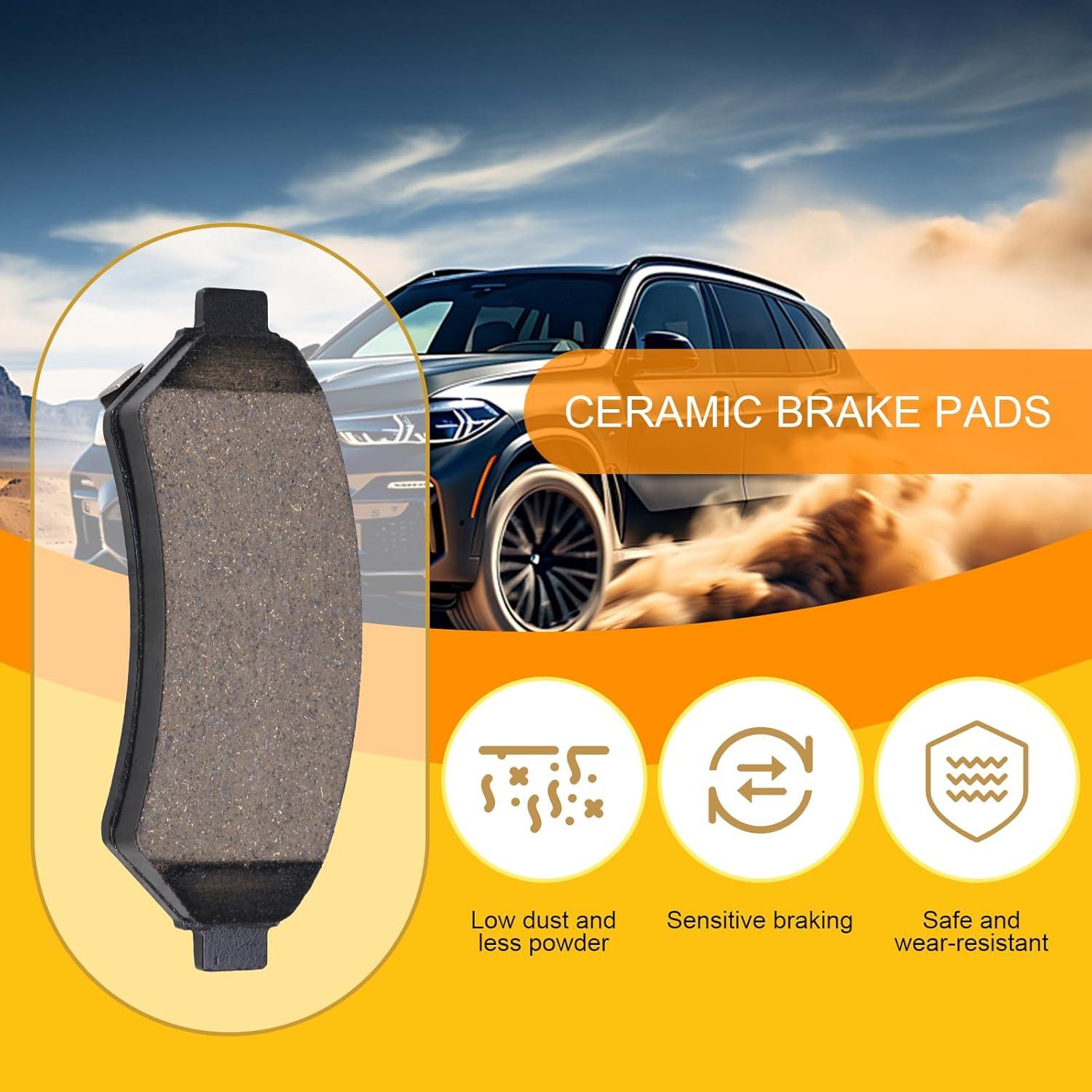 Pastillas de Freno Delanteras Cerámicas HYFTJYZ HZ1075