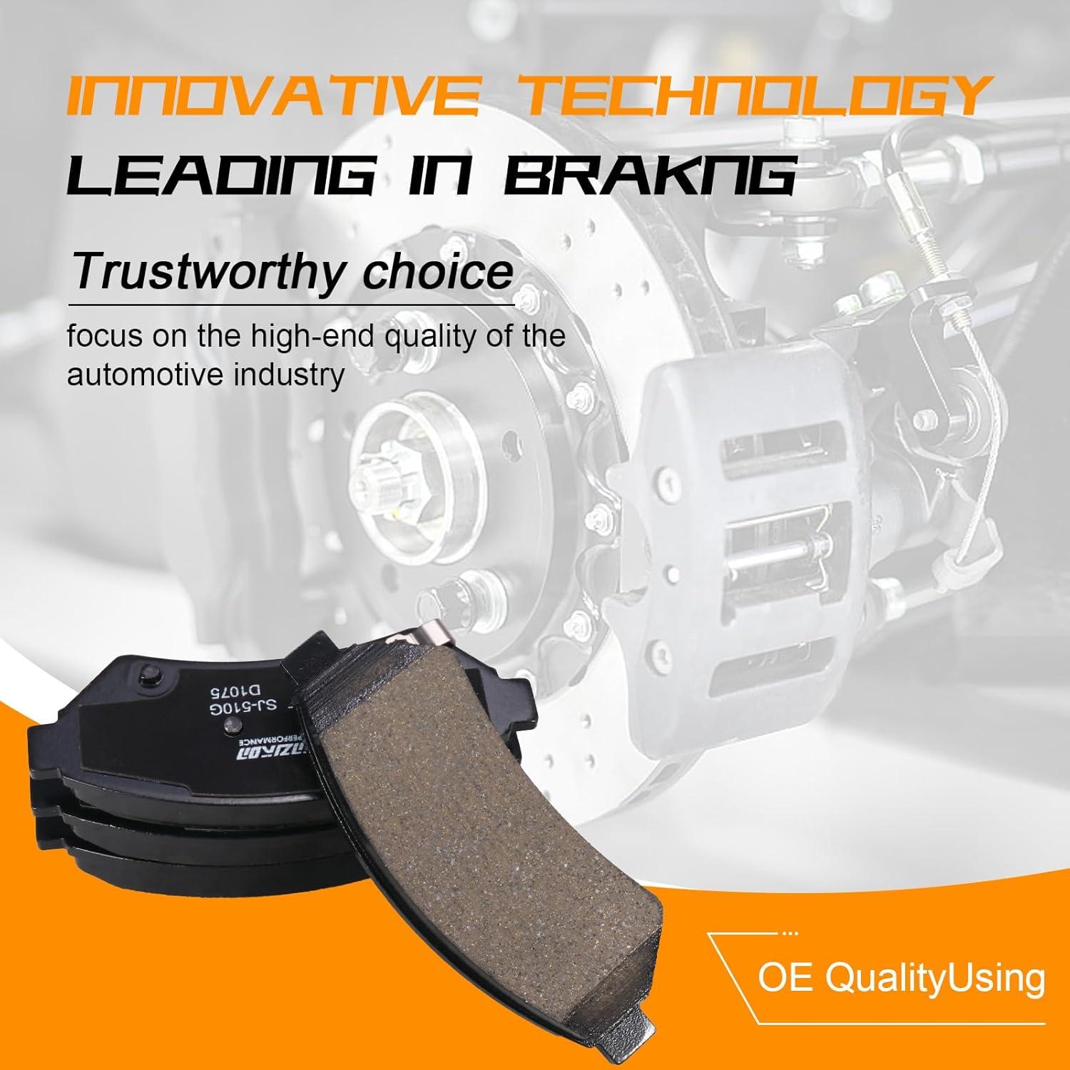 Pastillas de Freno Delanteras Cerámicas HYFTJYZ HZ1075