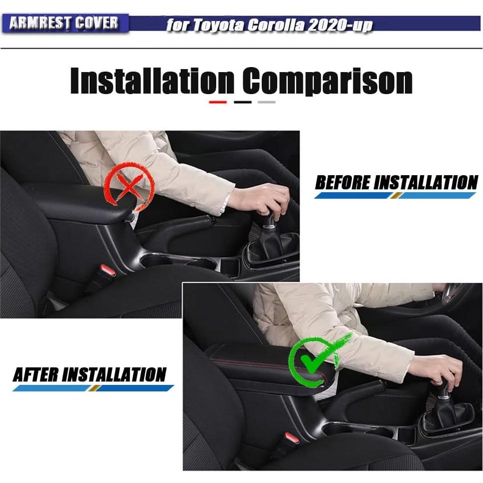 Cubierta de Consola Central BOYUER para Toyota Corolla 2020-2025