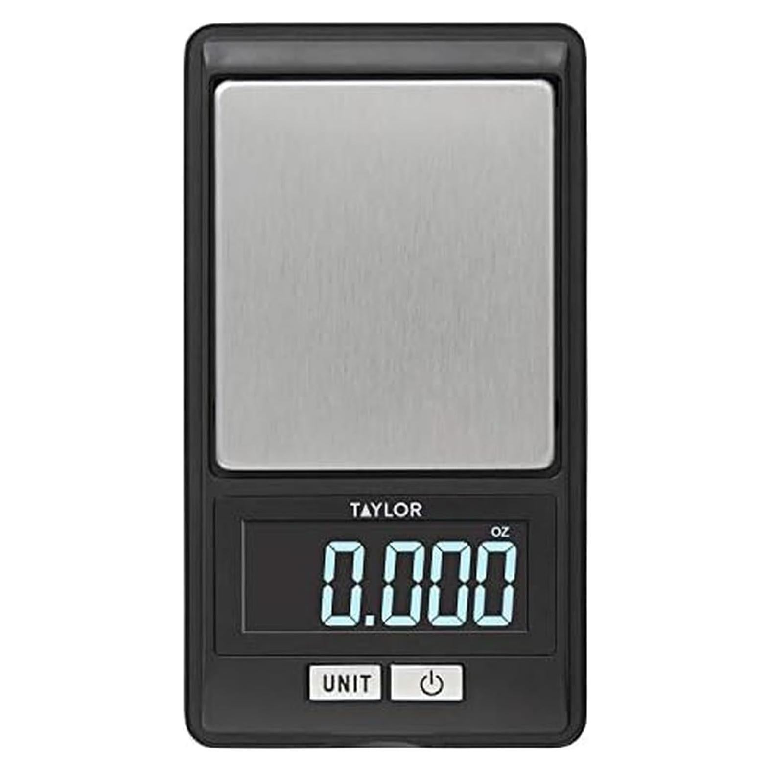 Escala Digital de Precisión Taylor 500g con Tapa Negra