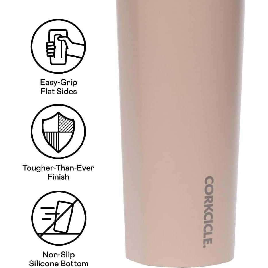 Corkcicle Canteen 16 oz - Acero Inoxidable Aislado - Desierto