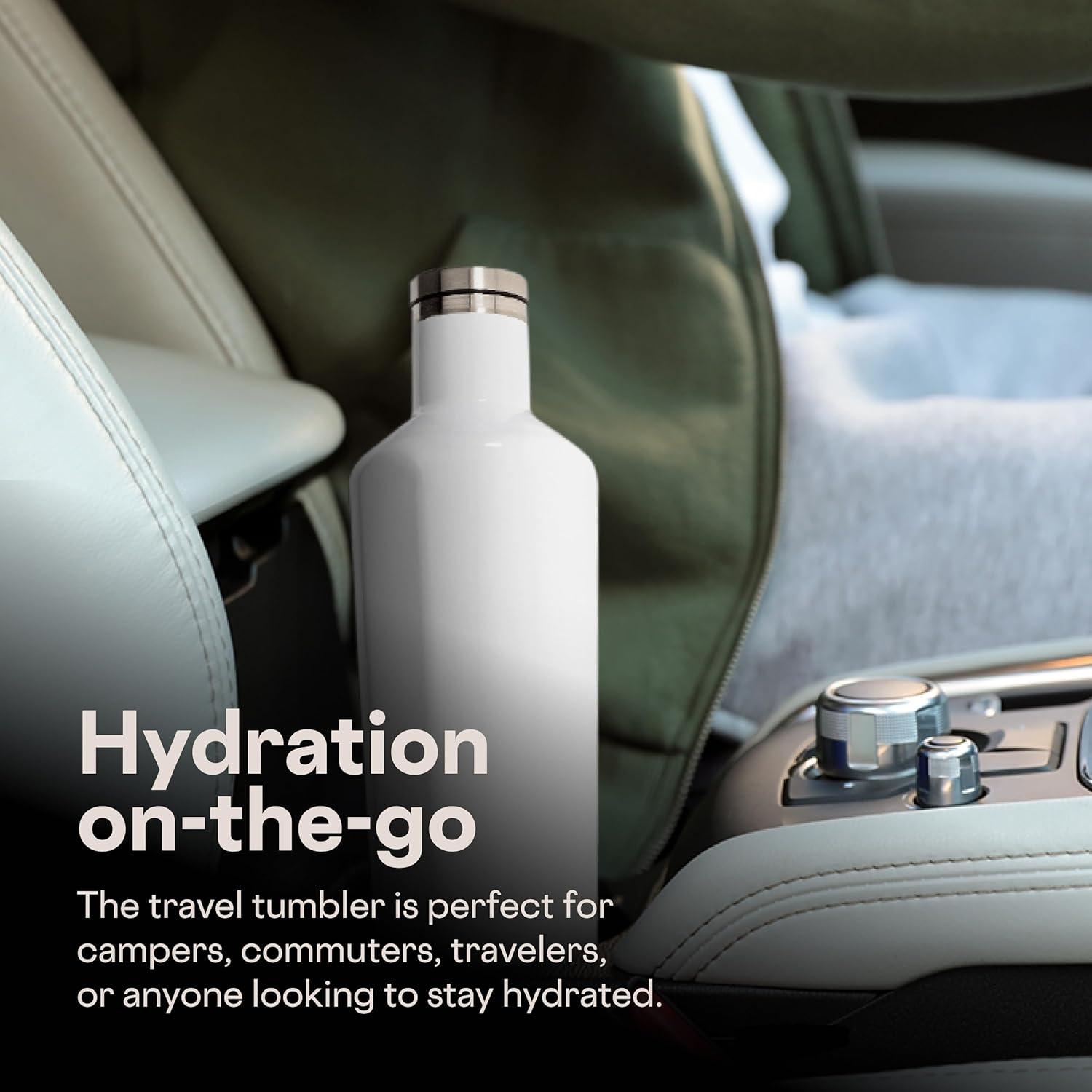 Corkcicle Canteen 16 oz - Acero Inoxidable Aislado - Desierto