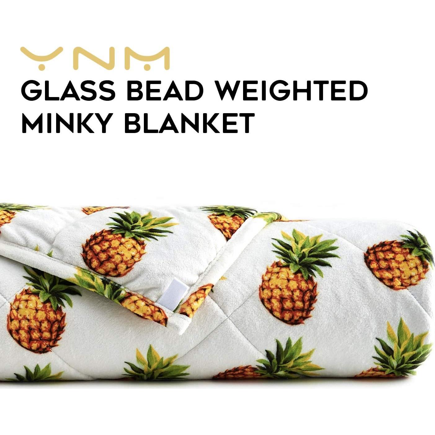 Manta con Peso YnM Difusa 6.8kg 121.9x182.9cm Piña