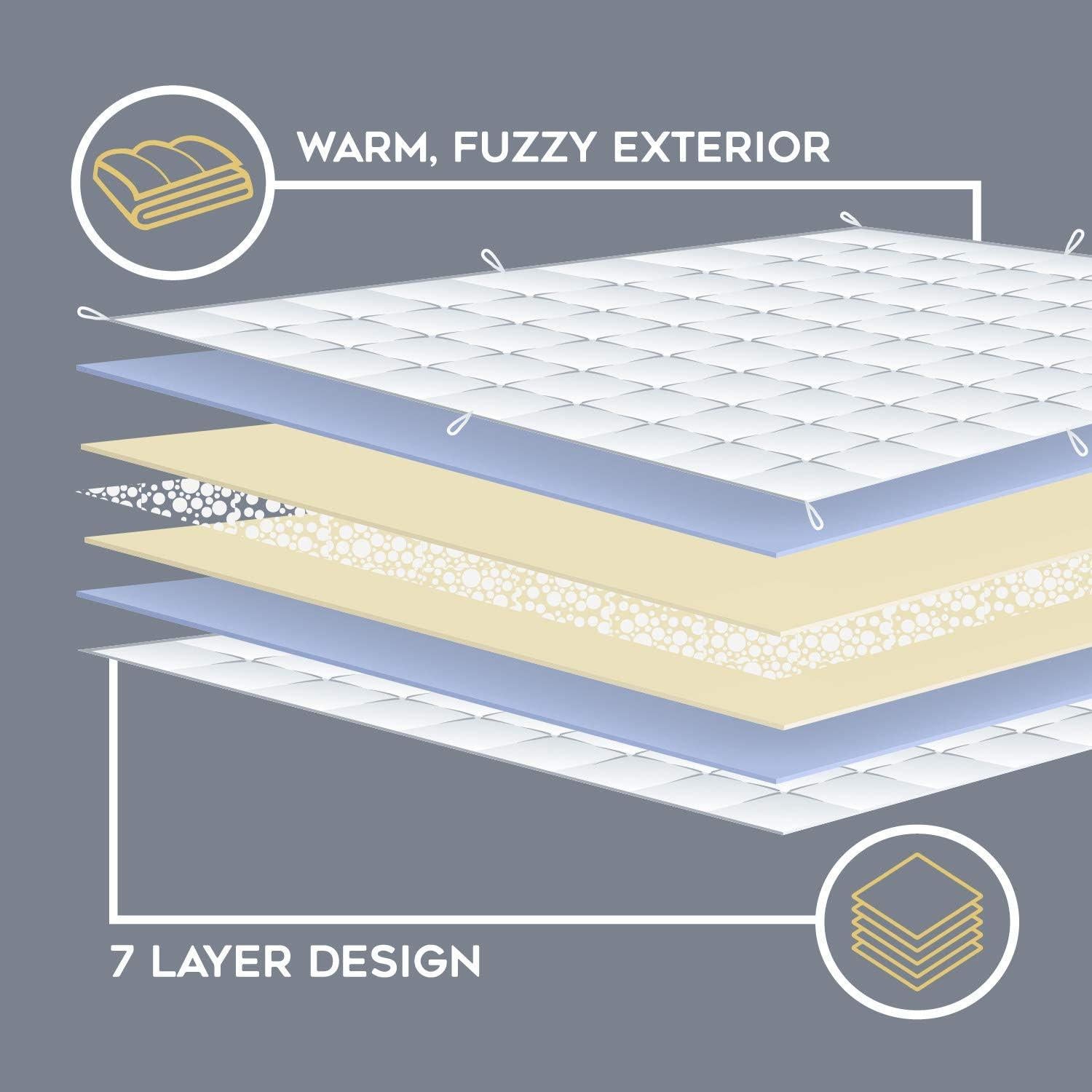 Manta con Peso YnM Difusa 6.8kg 121.9x182.9cm Piña