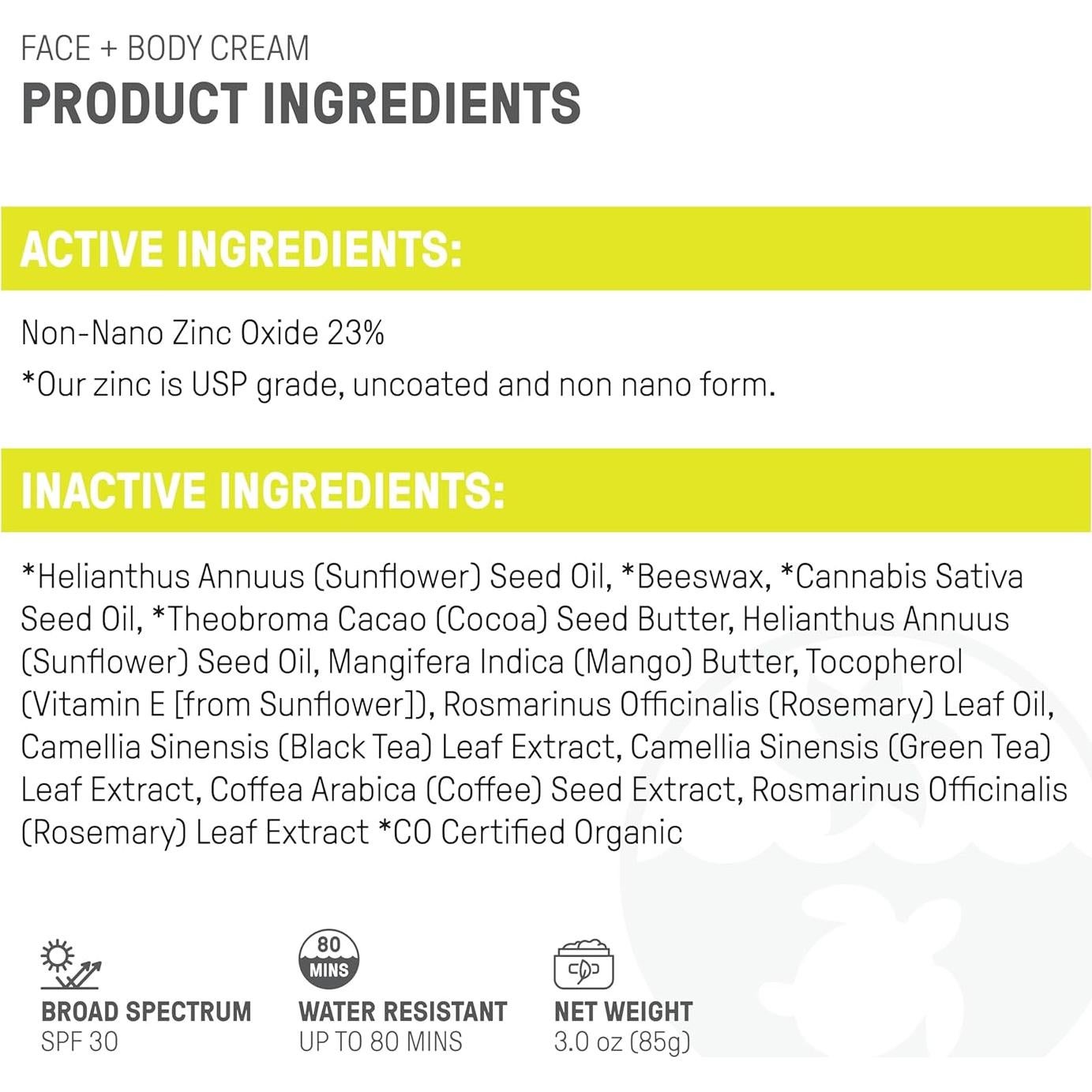 Protector Solar Mineral Raw Elements SPF 30 85 g Orgánico