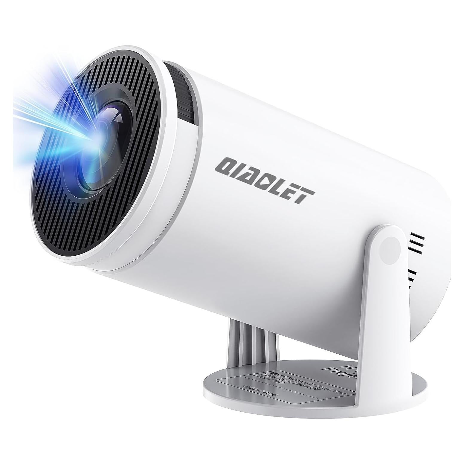Mini Proyector QIAOLET 2025 Android 13, 4K, WiFi 6, 0.82kg