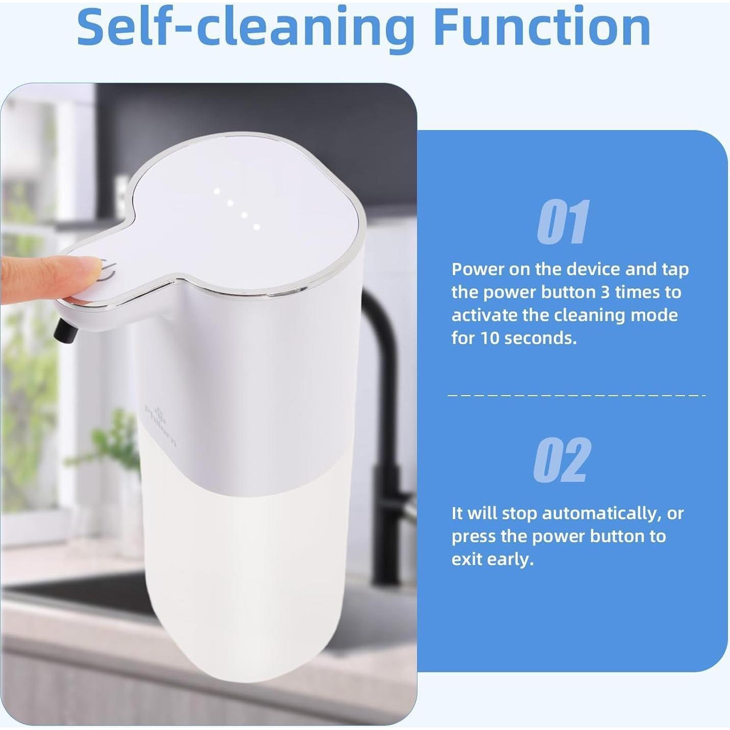 Dispensador Automático de Jabón Espumoso Philorn 400ml USB-C