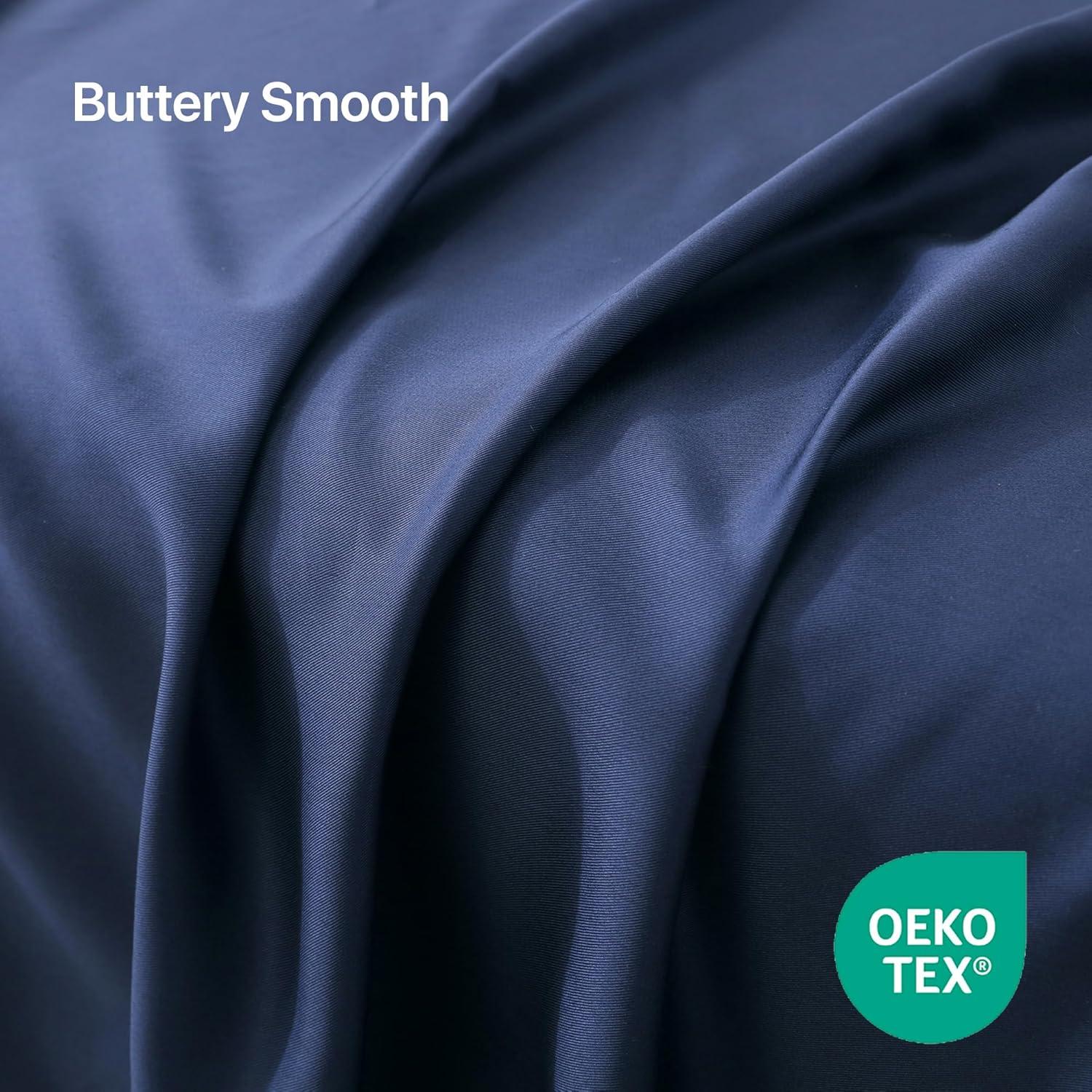 Juego de Sábanas Doble NATUREFIELD 100% Rayón Bambú 4 Piezas