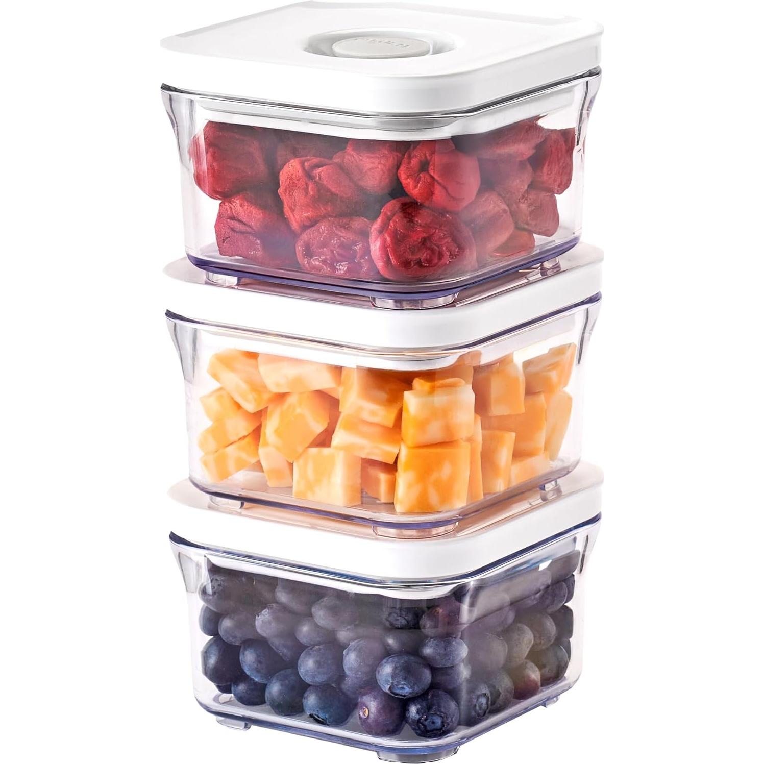 Contenedores de Almacenamiento al Vacío VAKUEN 3pcs 0.3L