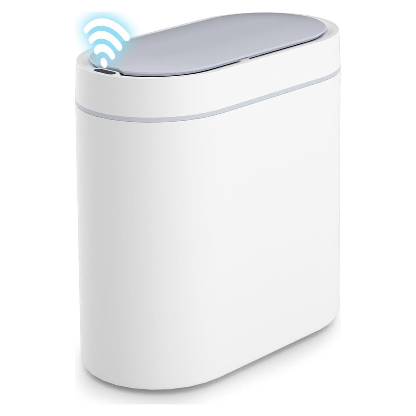 Basurero automático Syncvibe 2 galones blanco con sensor