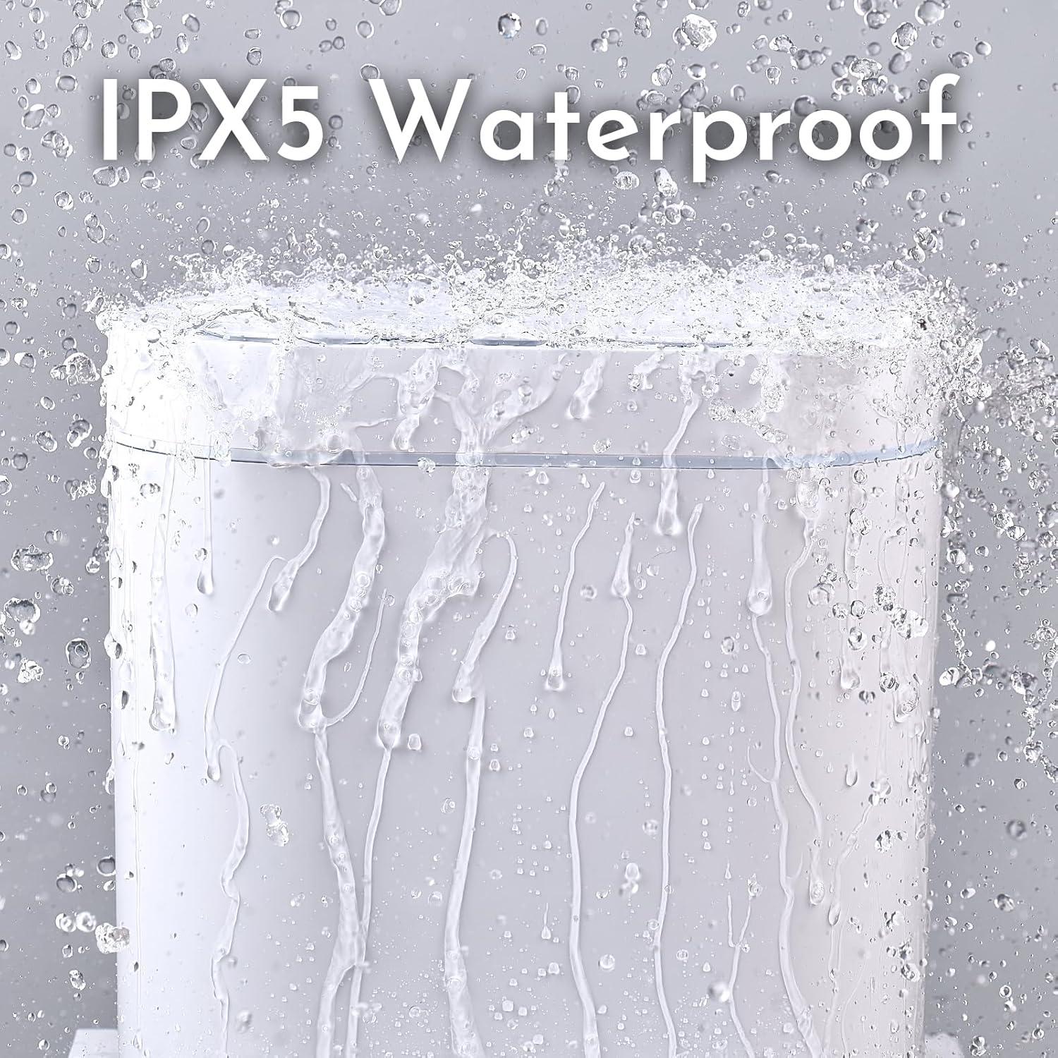 Basurero automático Syncvibe 2 galones blanco con sensor