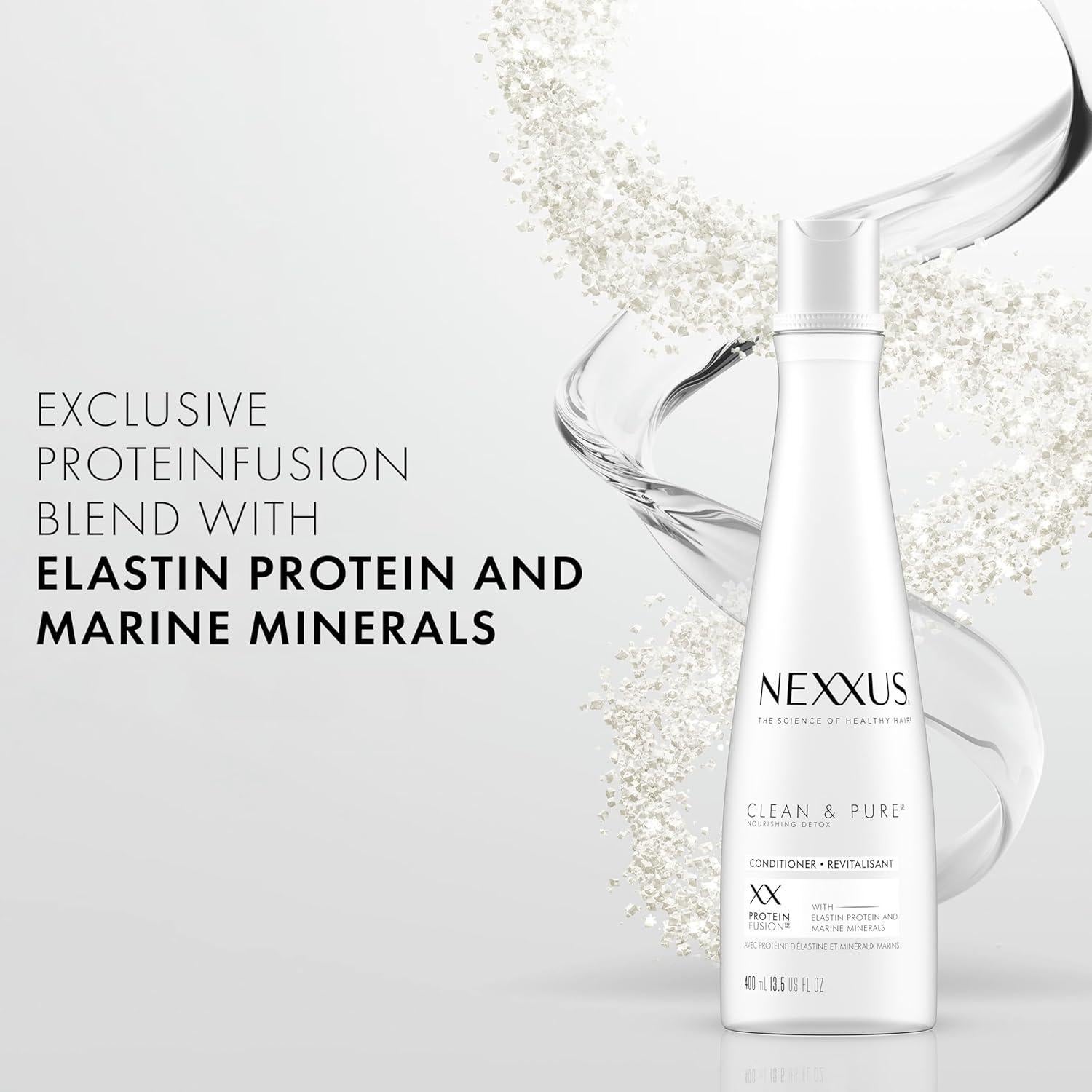 Acondicionador Nexxus Clean & Pure 382.7 g - Hidratante Sin Silicona