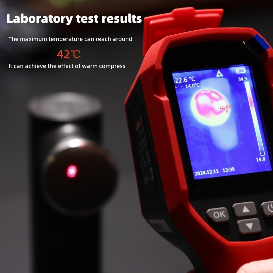 Mini Pistola de Masaje AEROVITA con Calor y 4 Cabezas - 0.27kg