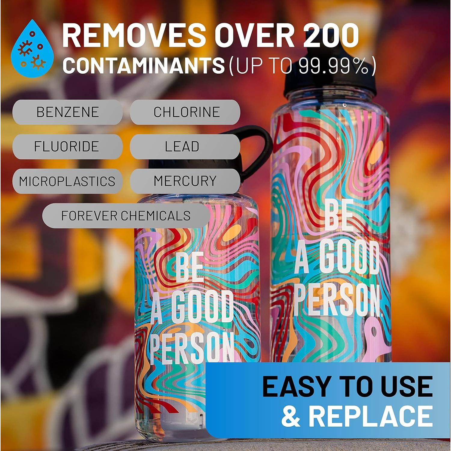 Botella de Agua Nalgene Epic 0.95 L con Doble Filtro BPA Free