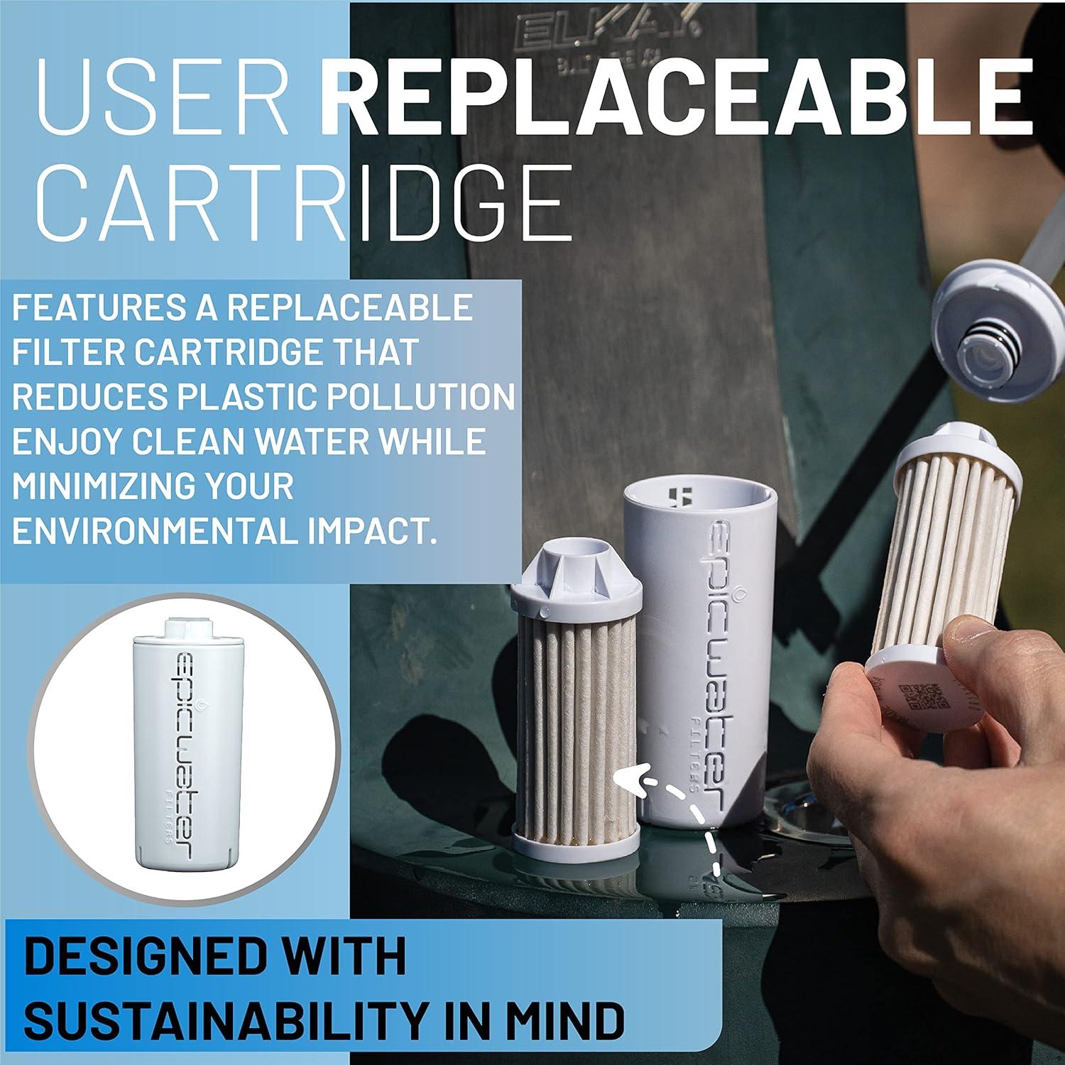 Botella de Agua Nalgene Epic 0.95 L con Doble Filtro BPA Free