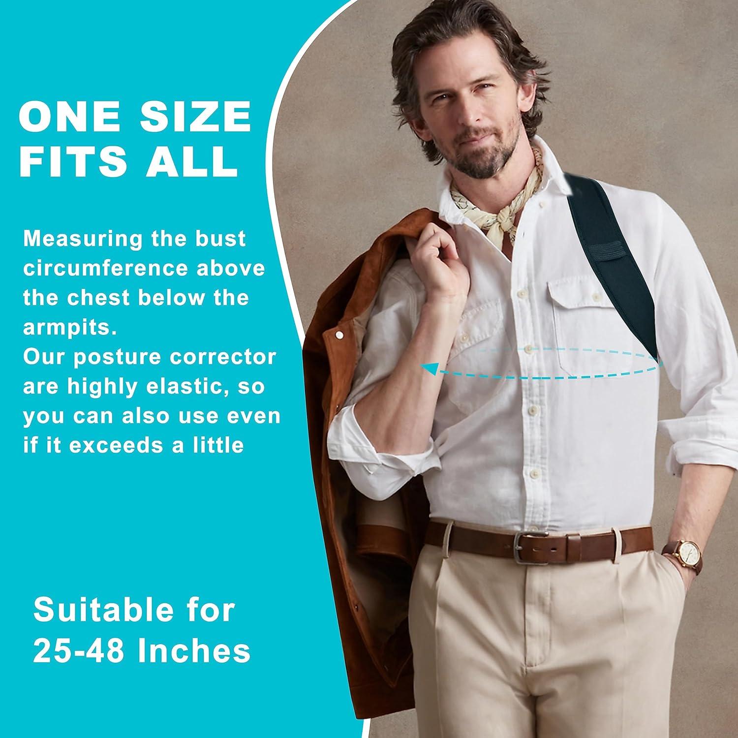 Corrector de Postura ACCUBIO Ajustable para Espalda y Clavícula