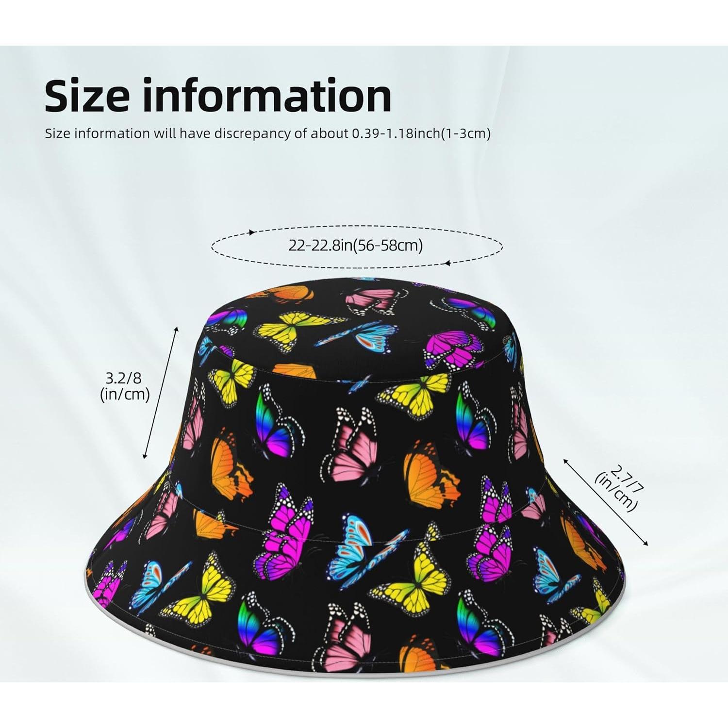 Sombrero de Cubo Unisex Siarnew Protección Solar UV 55.88-57.15 cm