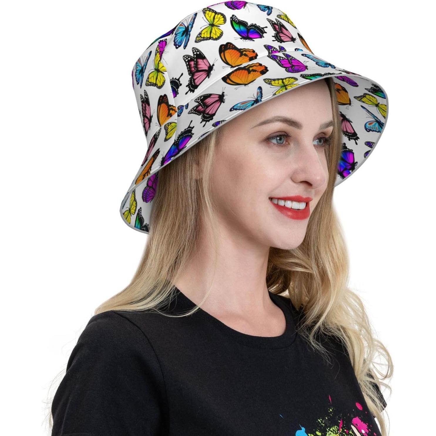 Sombrero de Cubo Unisex Siarnew Protección Solar UV 55.88-57.15 cm