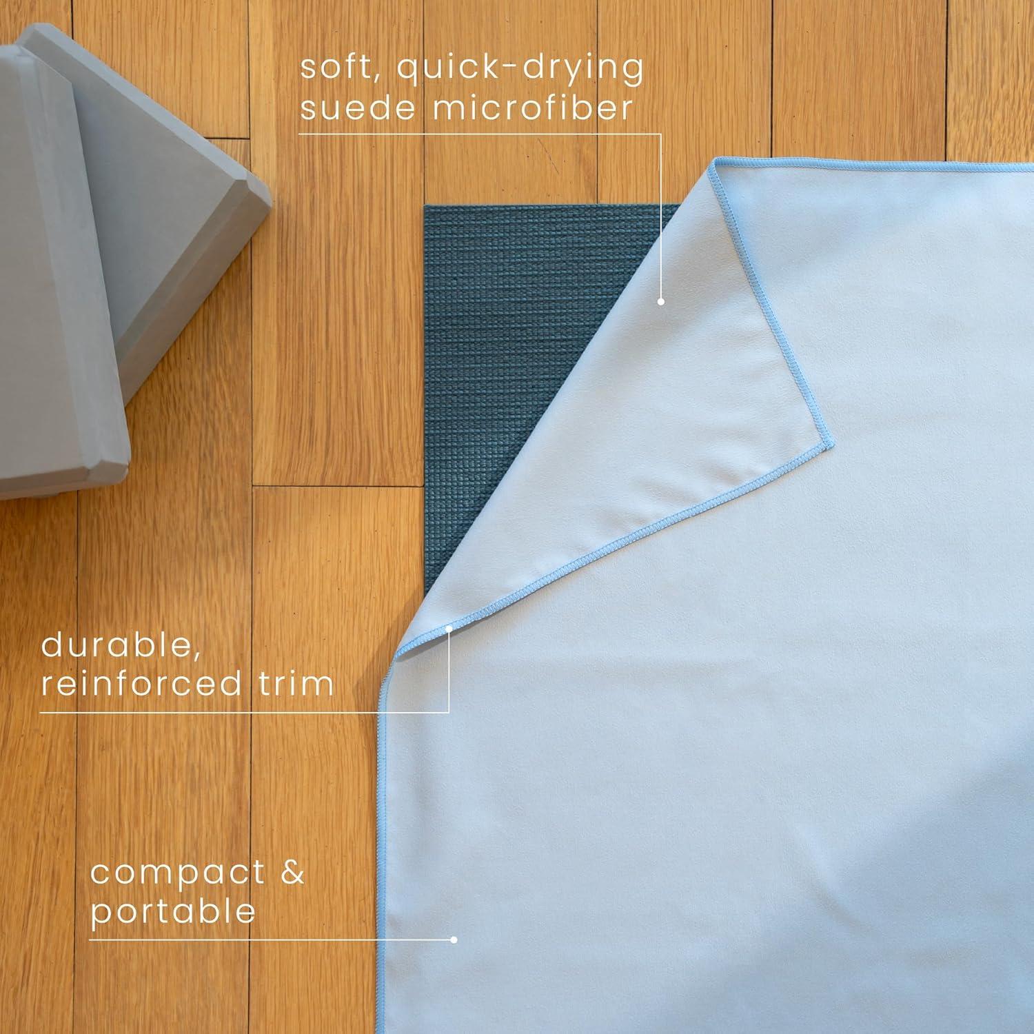 Toalla de Yoga S&T INC. Microfibra Azul 67x183 cm Absorbente