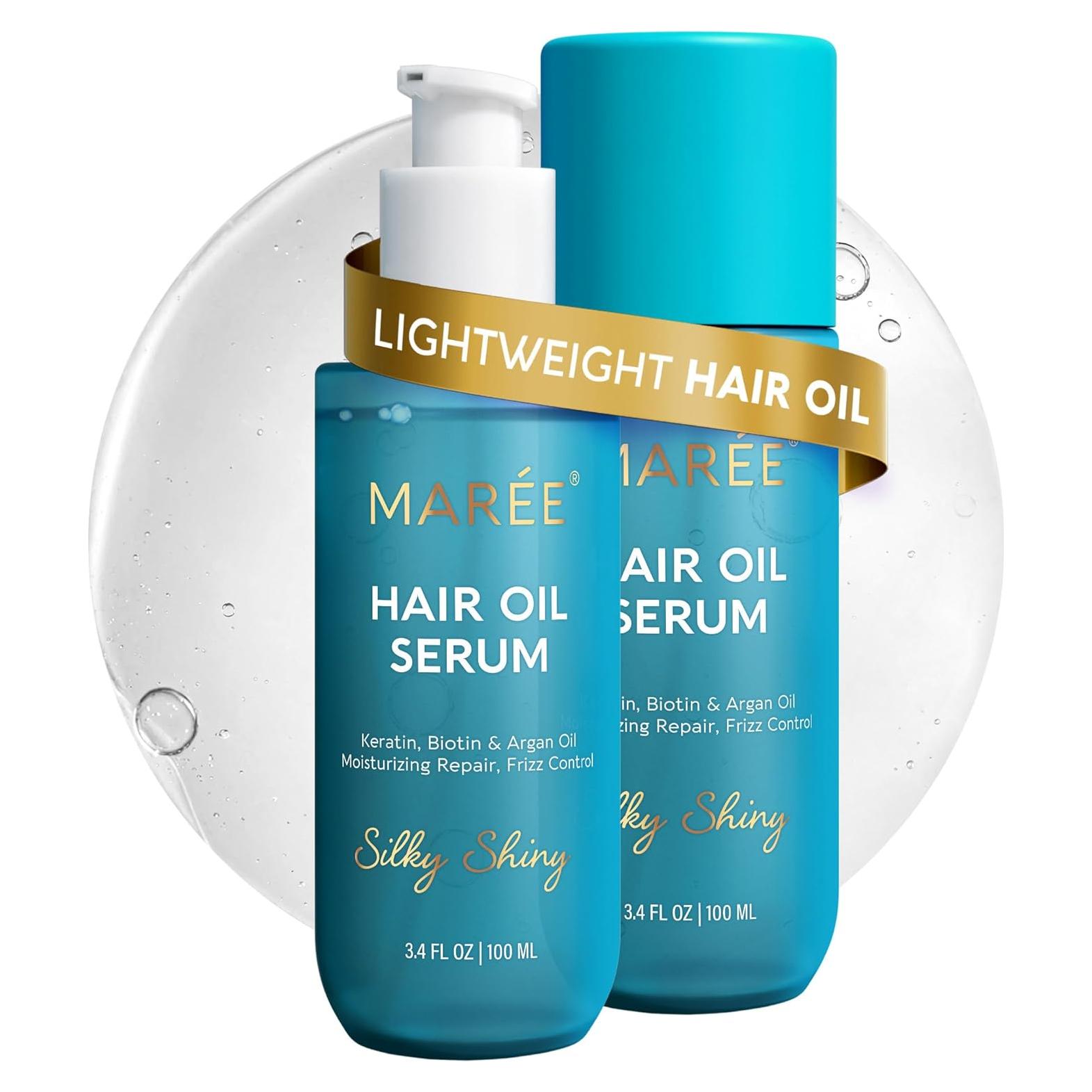 MAREE Aceite para el Cabello Frizzado 2 Pack - Suero Hidratante