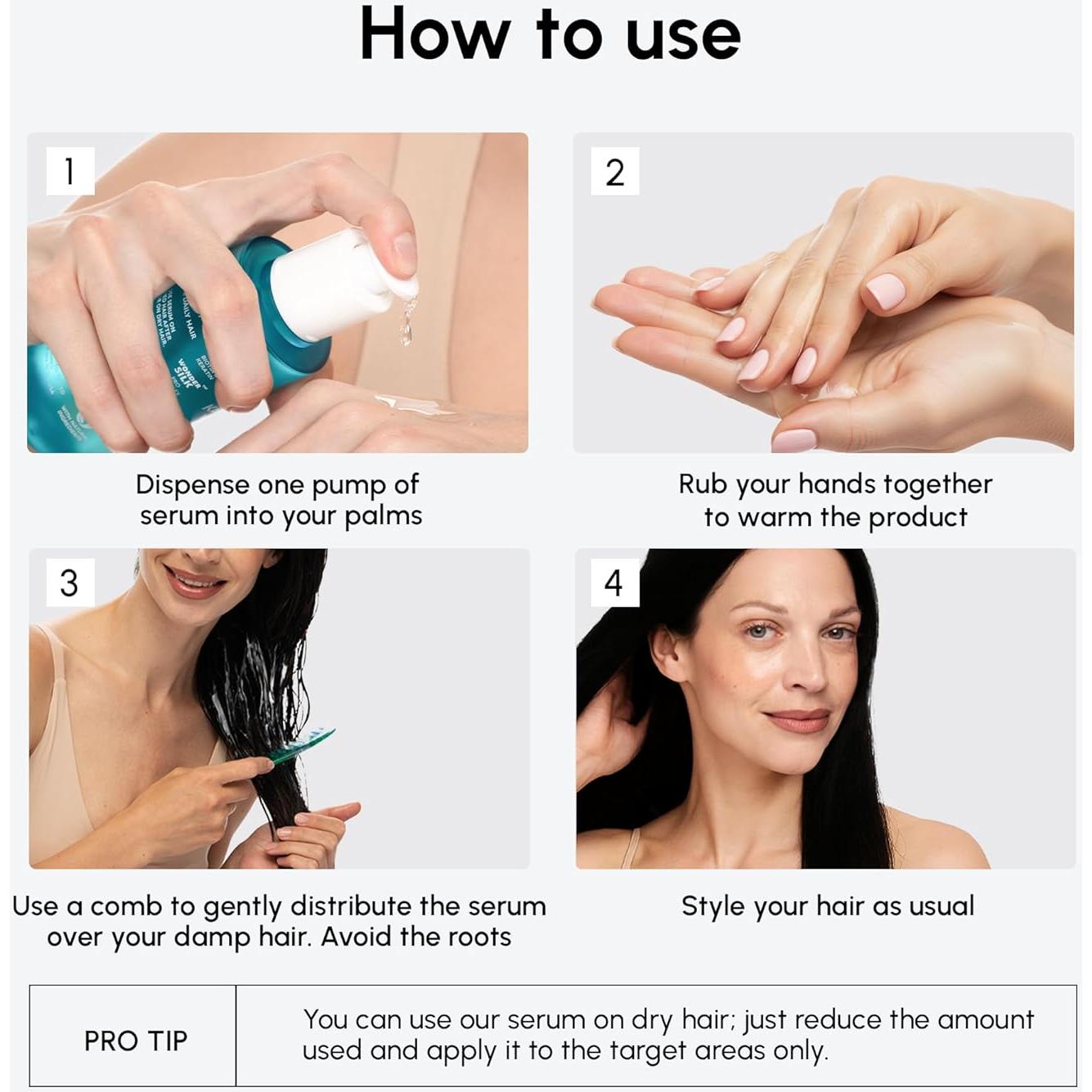 MAREE Aceite para el Cabello Frizzado 2 Pack - Suero Hidratante