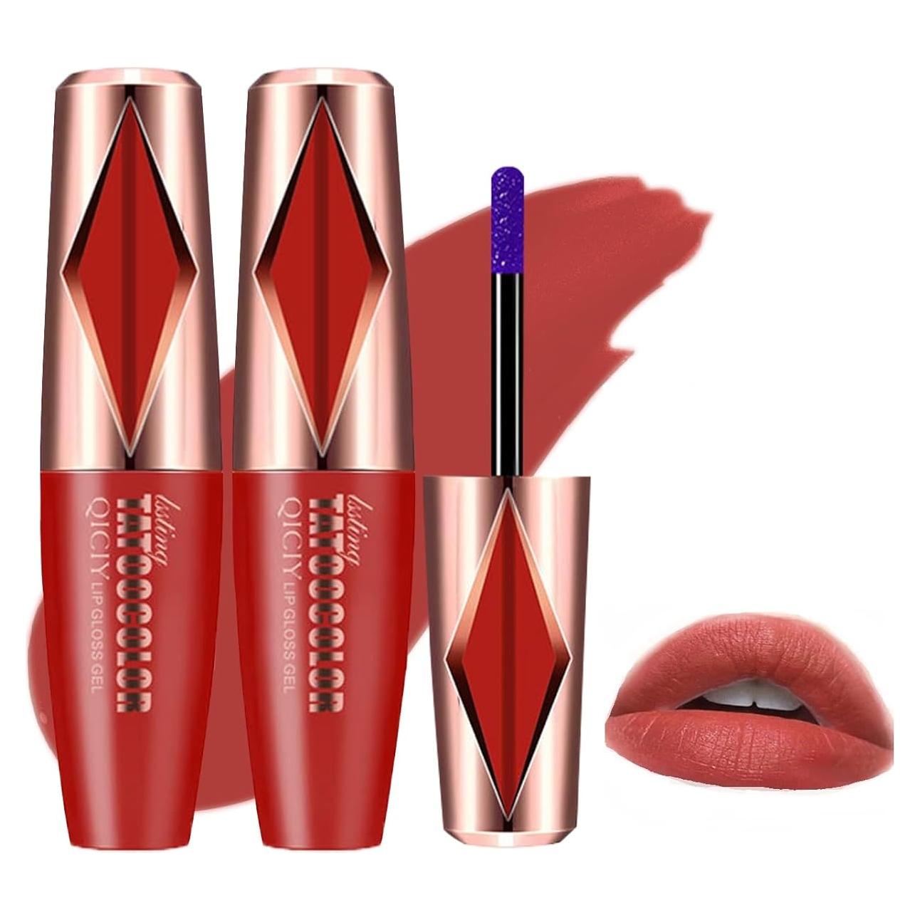 Set de 2 Tintes de Labios Peel Off ZannWnm - Larga Duración