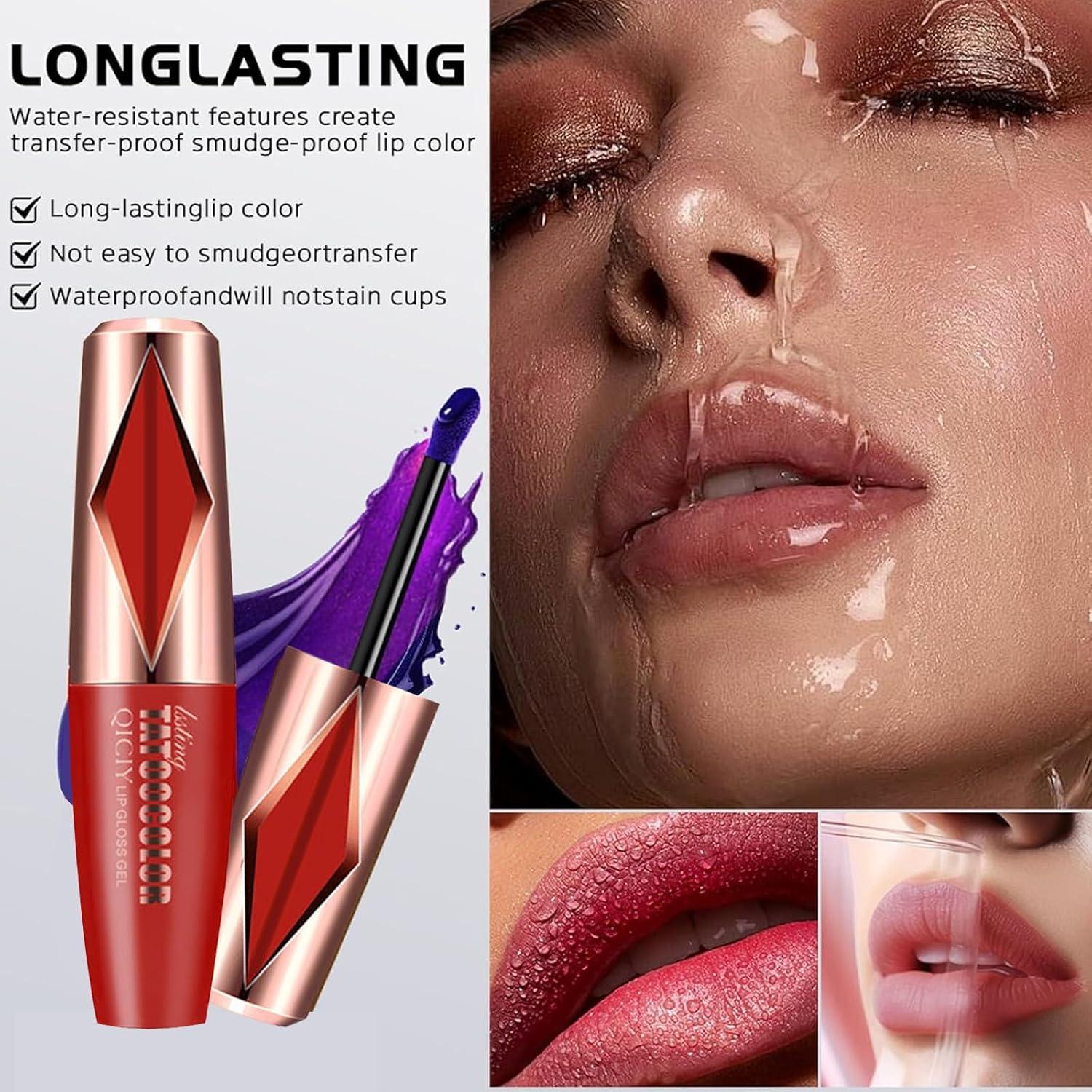 Set de 2 Tintes de Labios Peel Off ZannWnm - Larga Duración