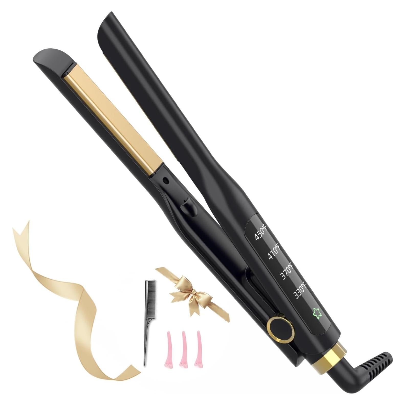 Plancha y Rizadora de Cabello 2 en 1 Arhoet XN-H3 0.5" Cerámica