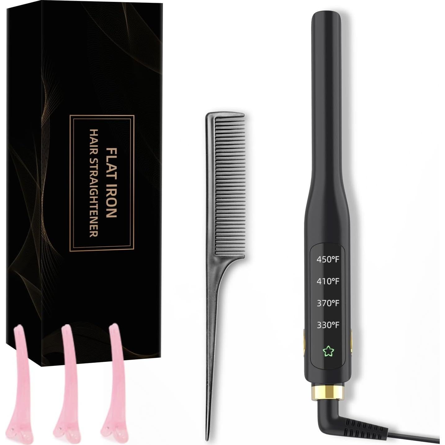 Plancha y Rizadora de Cabello 2 en 1 Arhoet XN-H3 0.5" Cerámica