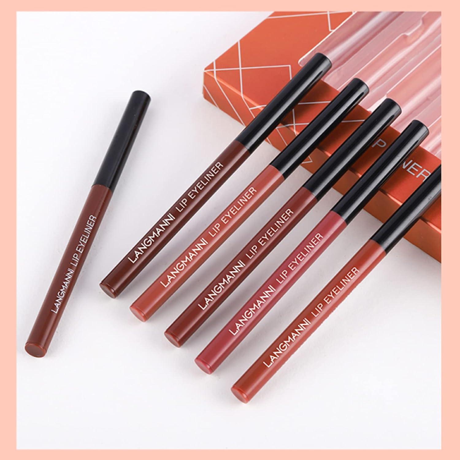 Set de Maquillaje Labial Petansy 12 Piezas - 6 Pintalabios Mate y Lápices