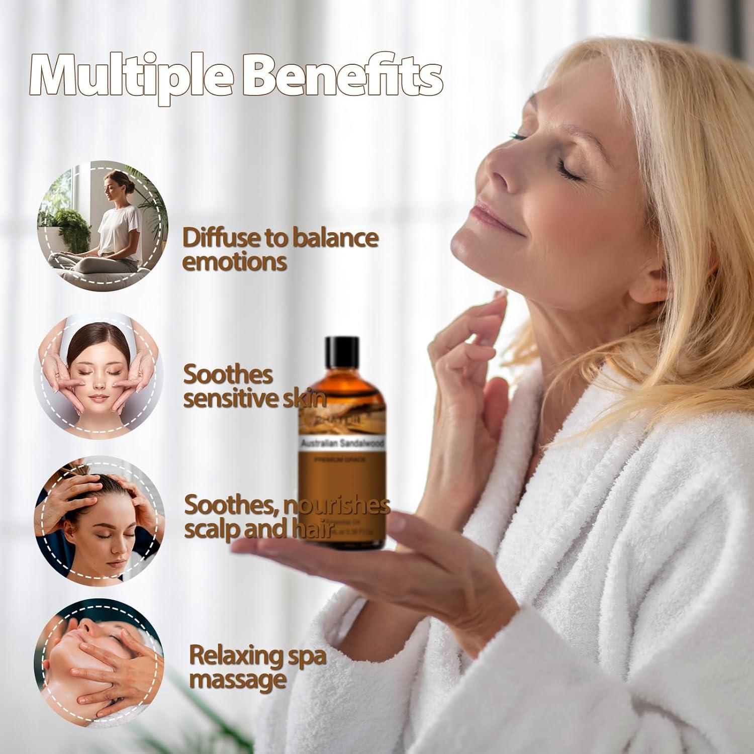 Aceite Esencial Puro de Sándalo Australiano 100 ml - PHATOIL