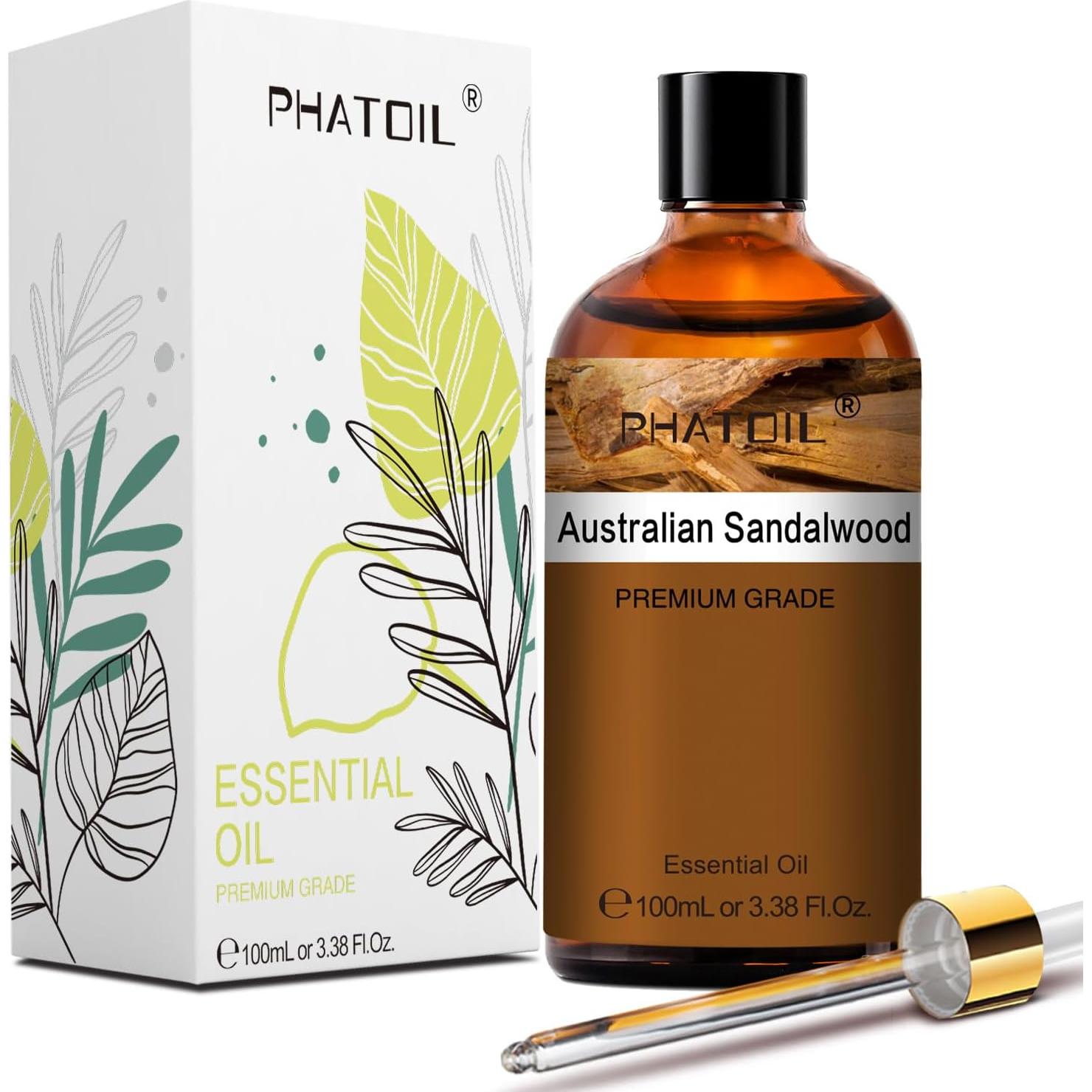 Aceite Esencial Puro de Sándalo Australiano 100 ml - PHATOIL