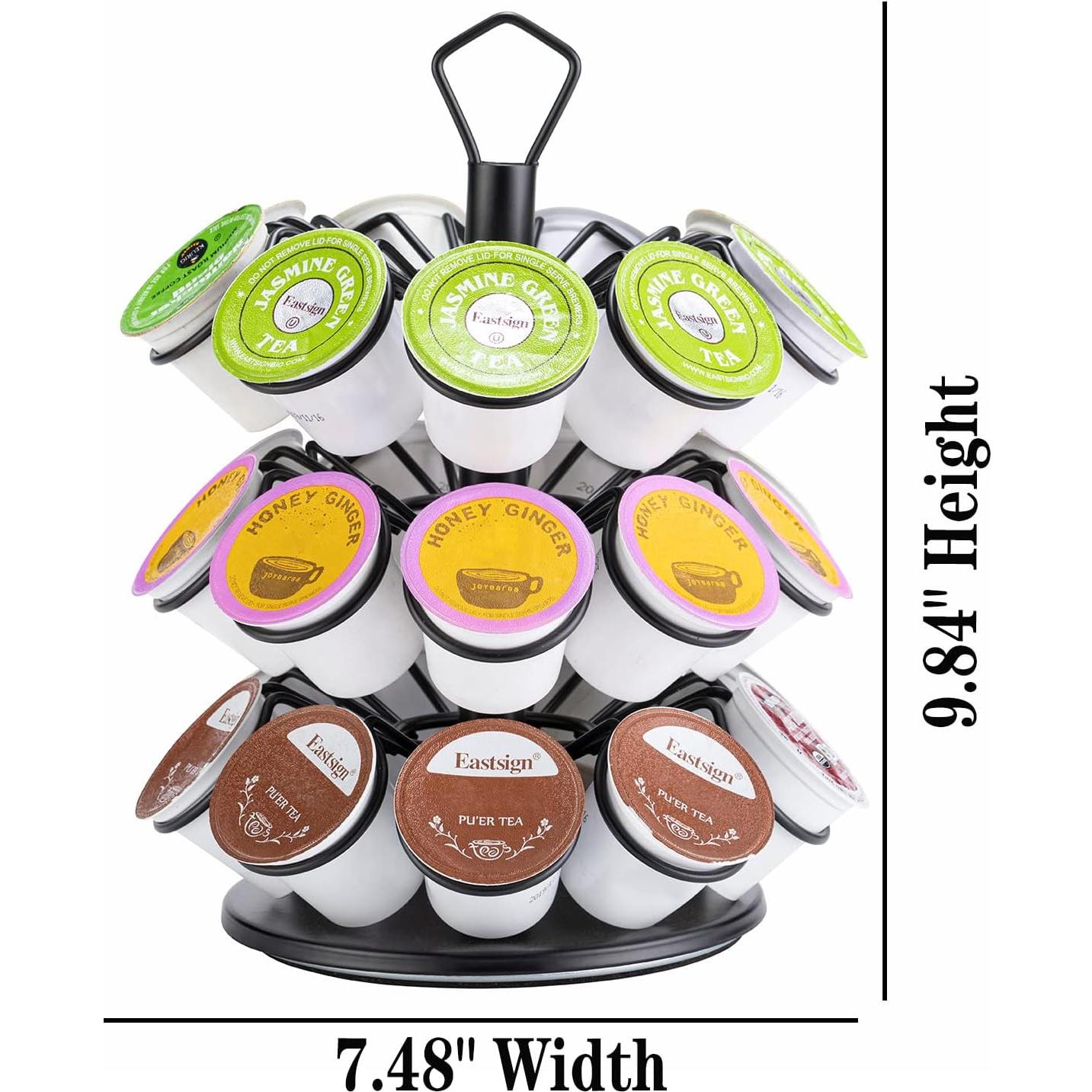 Soporte Carrusel para 27 Cápsulas K-Cup Rice rat - Negro