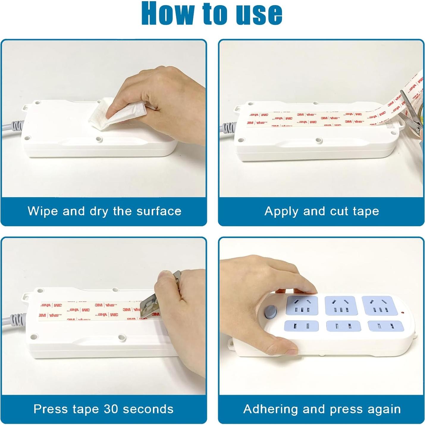 Cinta Doble Cara 3M VHBT 4950 10mm x 3m Alta Resistencia
