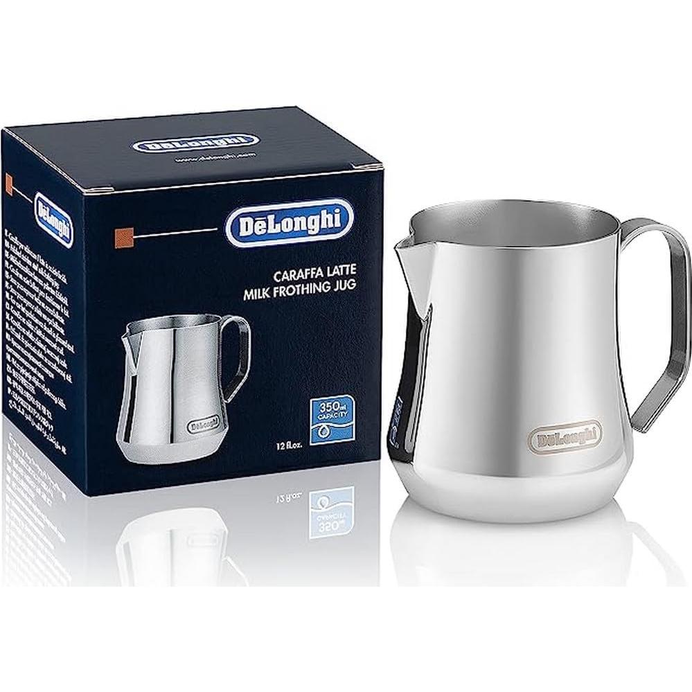Jarra de Espuma de Leche De'Longhi 350 ml + Prensador DLSC058