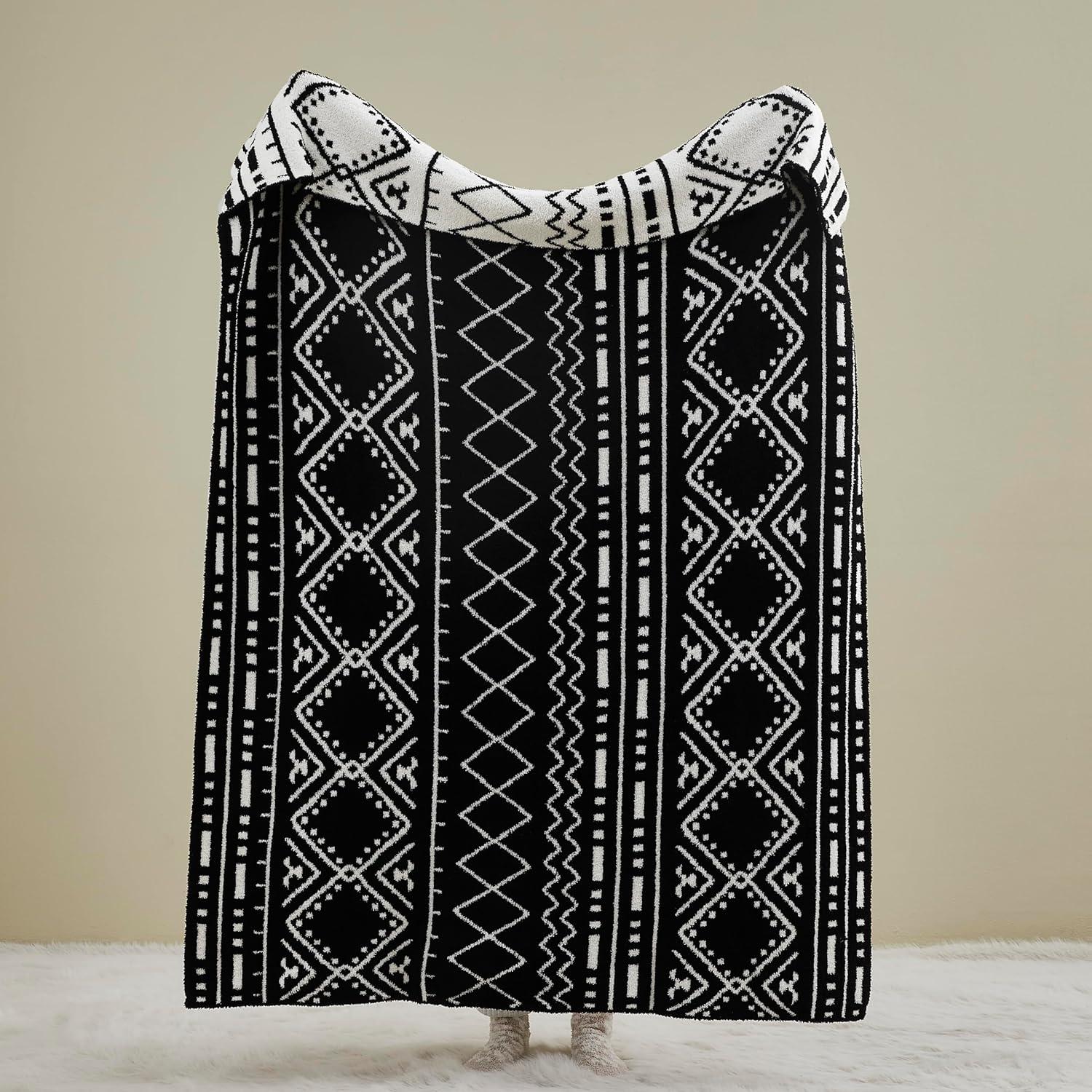 Manta Reversible R.SHARE Boho 127x178 cm Microfibra Suave