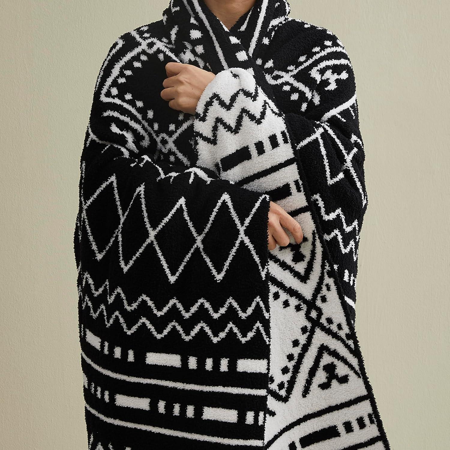 Manta Reversible R.SHARE Boho 127x178 cm Microfibra Suave