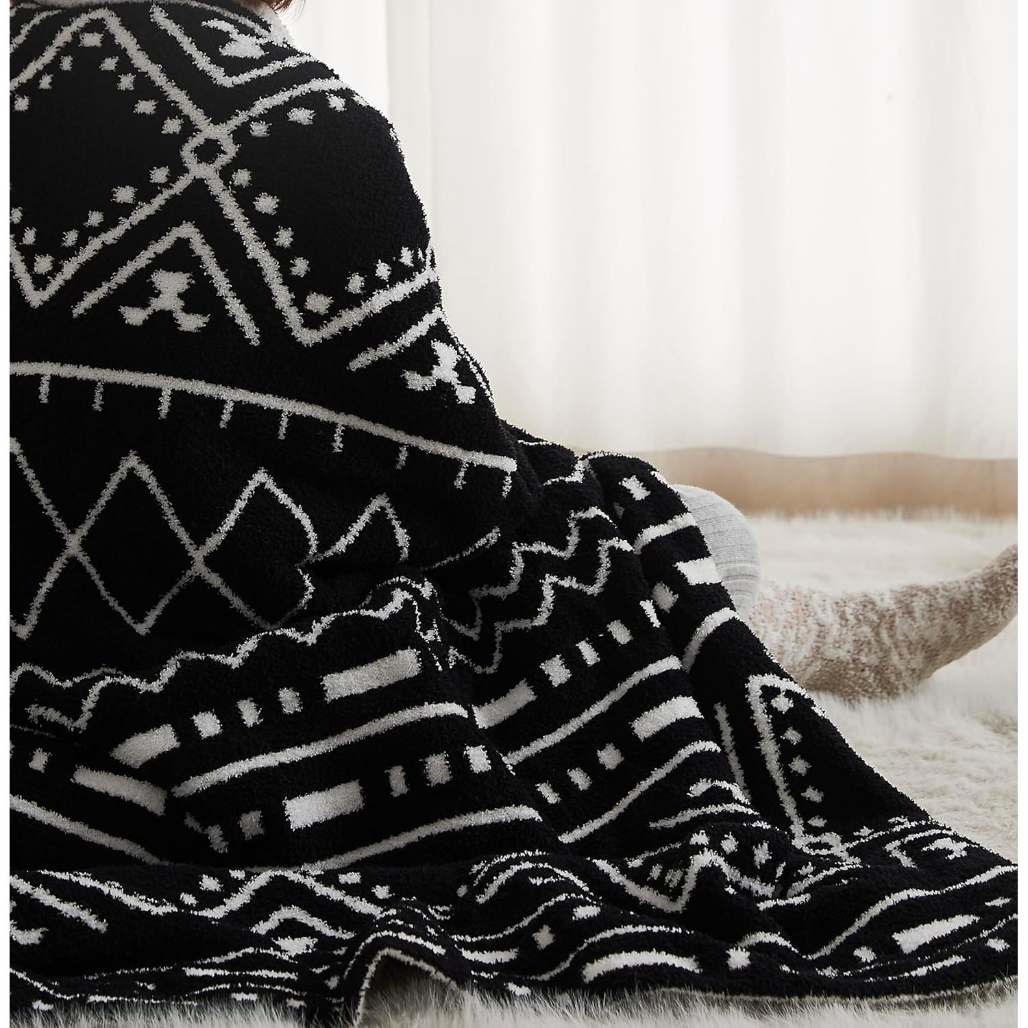 Manta Reversible R.SHARE Boho 127x178 cm Microfibra Suave