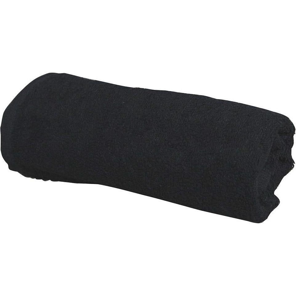 Toallas de salón ForPro Premium 100% algodón negras 24 unidades