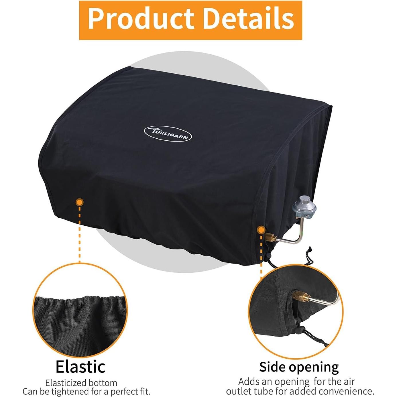 Cubierta de Parrilla TURLIOARN 17" Impermeable 600D