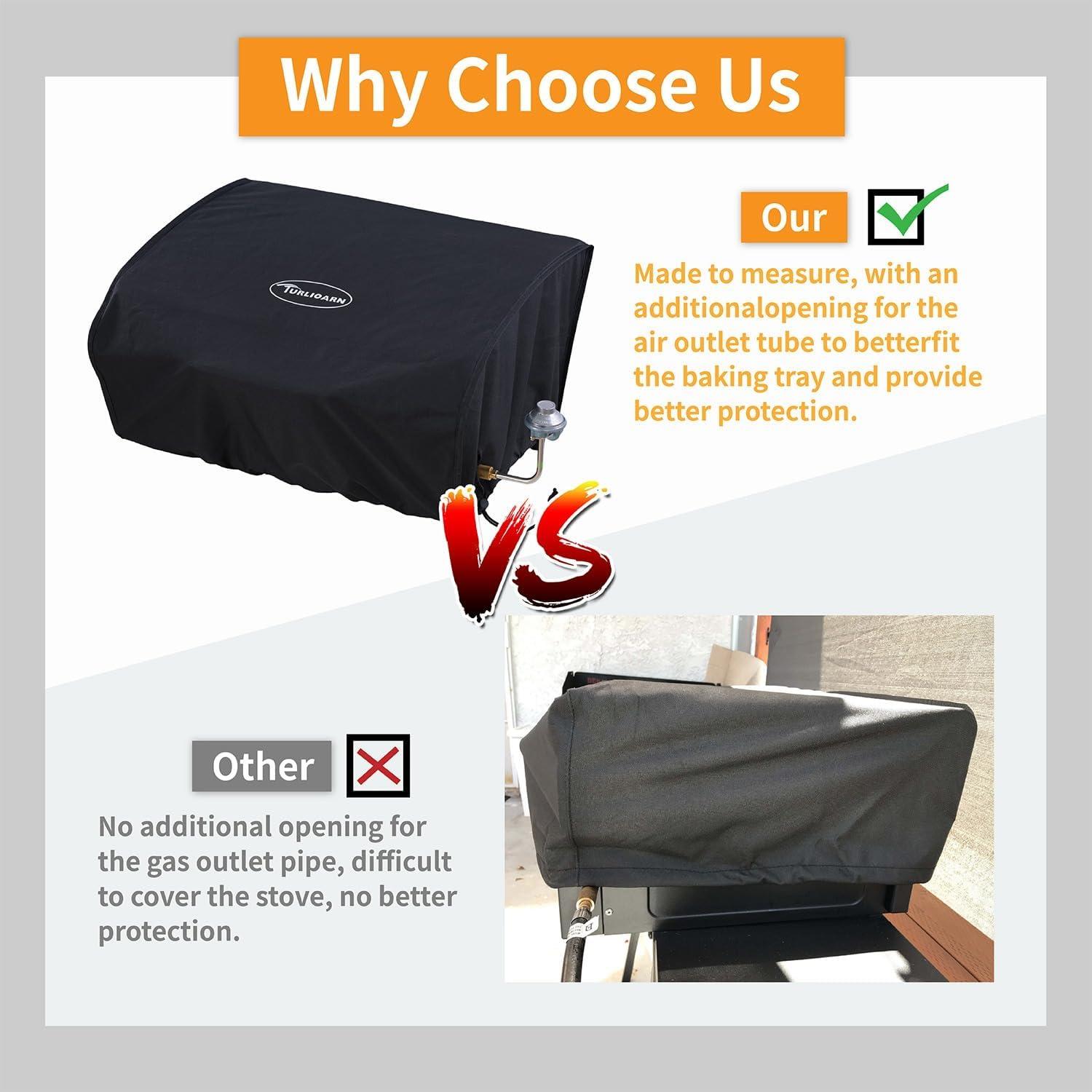 Cubierta de Parrilla TURLIOARN 17" Impermeable 600D