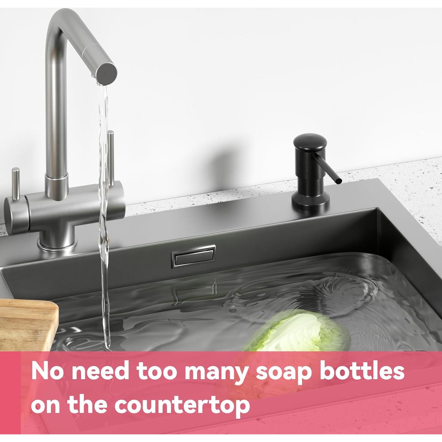 Dispensador de Jabón OHiHi para Fregadero con Tubo 119 cm