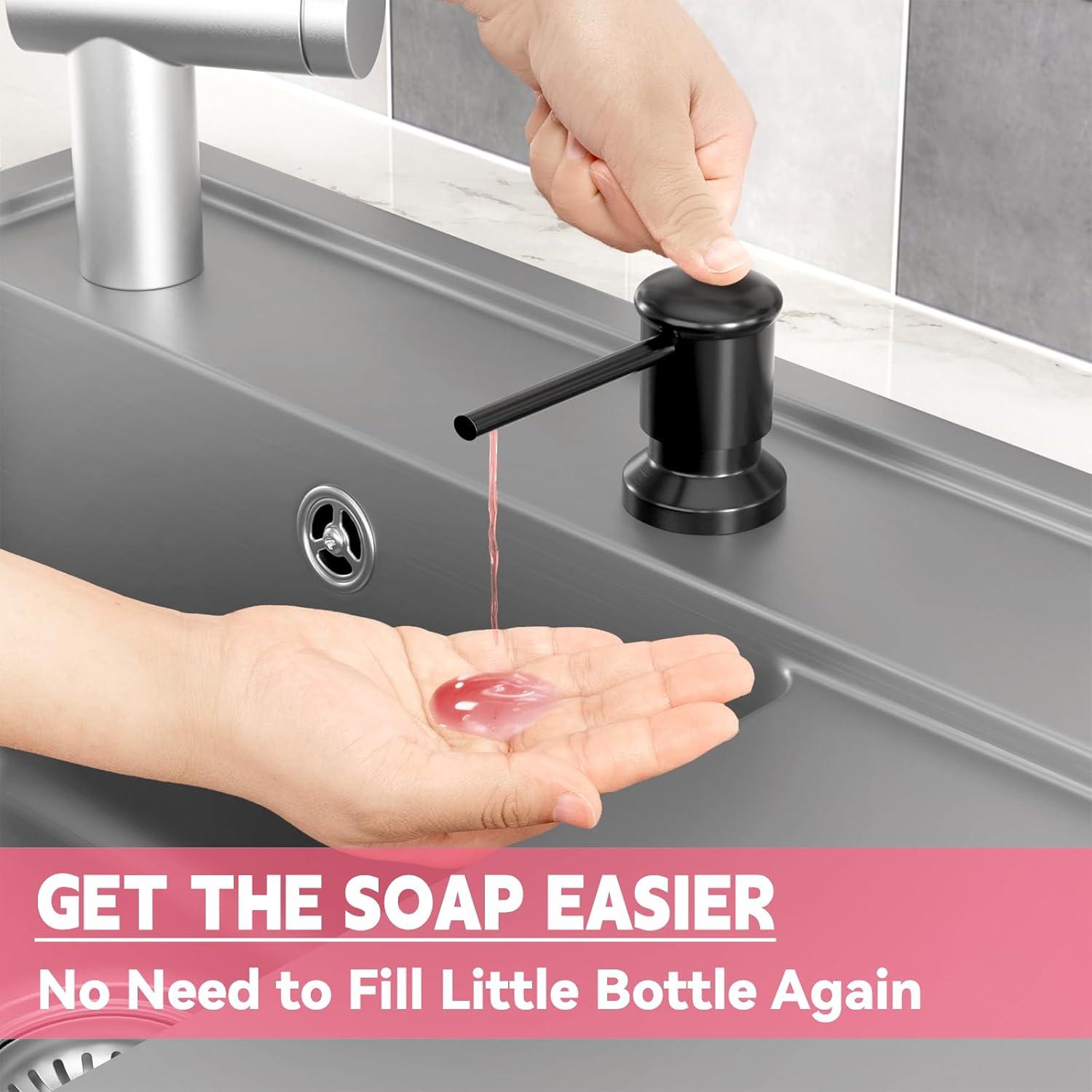 Dispensador de Jabón OHiHi para Fregadero con Tubo 119 cm