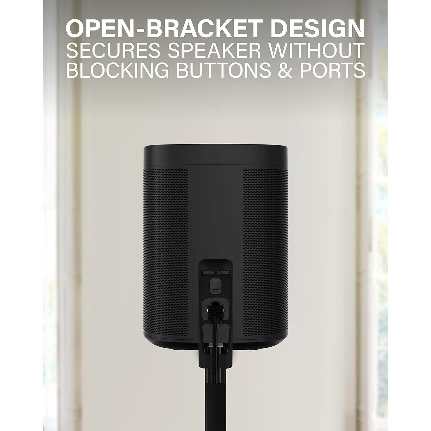 Soporte de Altavoz Inalámbrico Ajustable SANUS OSSA1 - Negro