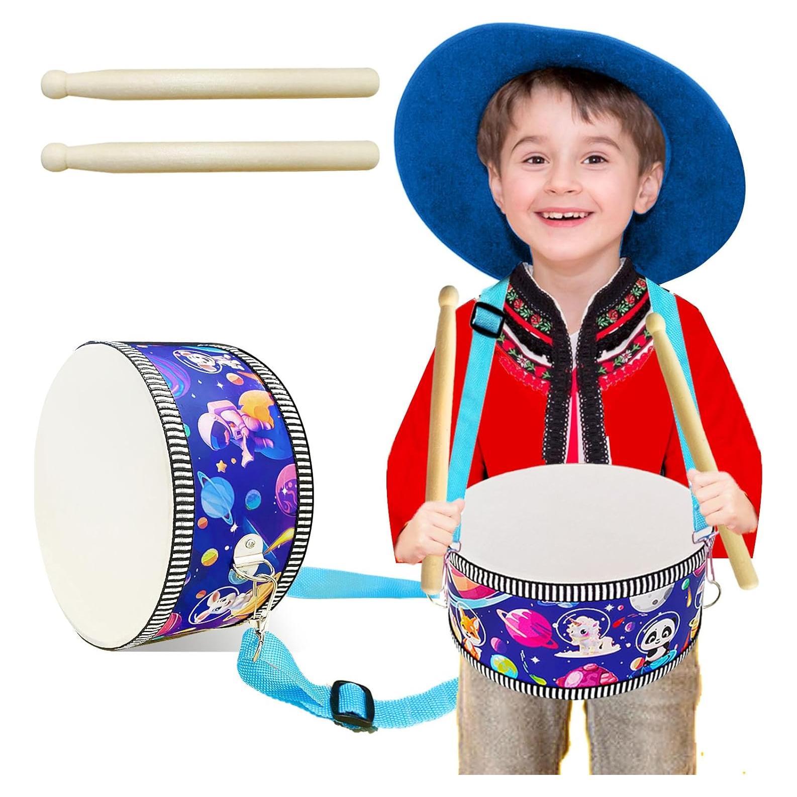 Juego de Batería Infantil Blvochnnt 20 cm con 2 Baquetas