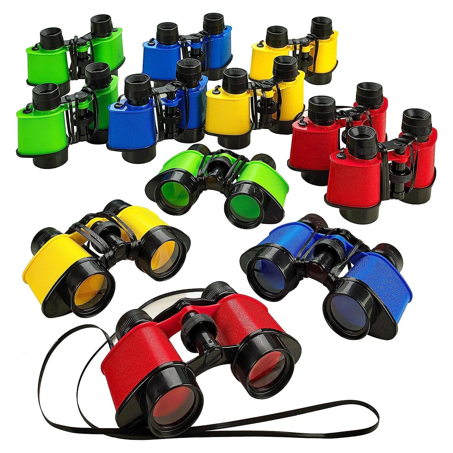 Binoculares para Niños Kicko - 8.9 x 12.7 cm - Paquete de 12