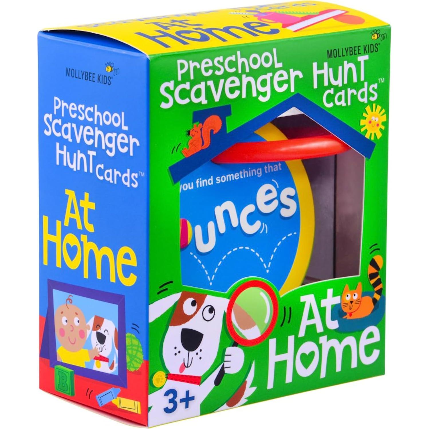 Tarjetas de Búsqueda del Tesoro Mollybee Kids - Preescolar 20 Piezas