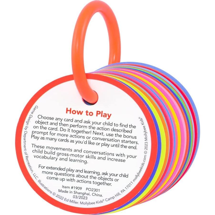 Tarjetas de Búsqueda del Tesoro Mollybee Kids - Preescolar 20 Piezas