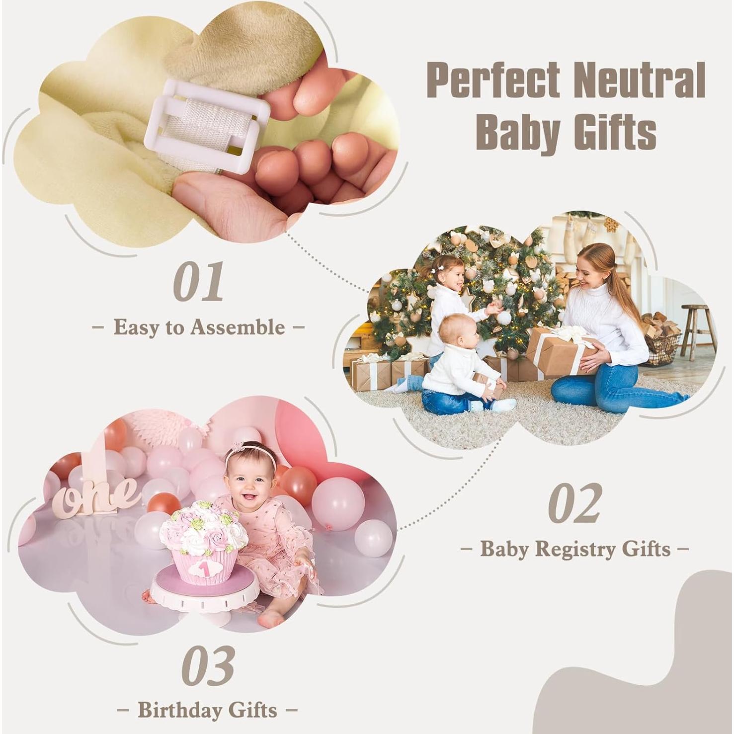 Gimnasio de Juego 5 en 1 Foryoomi Crema para Bebés